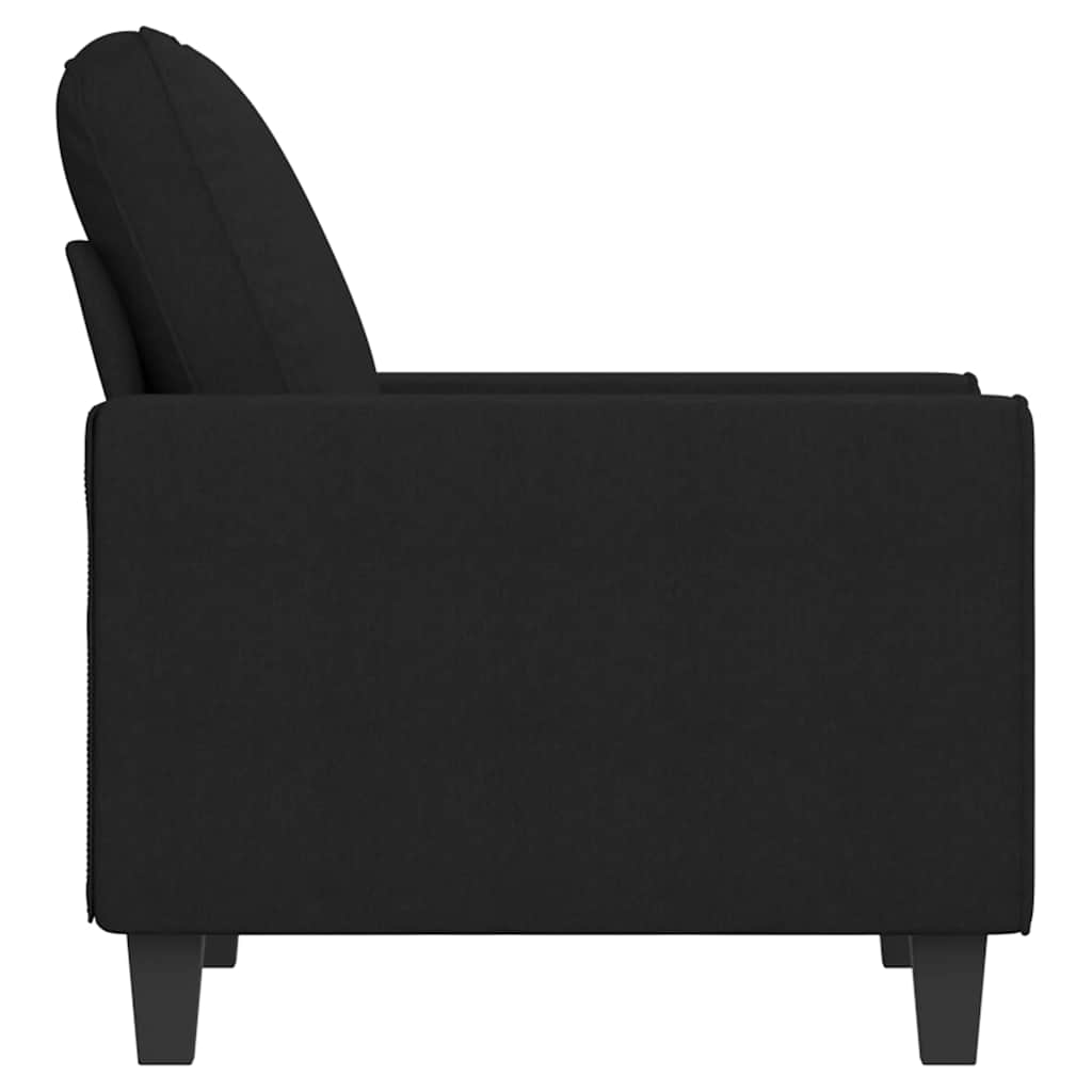 Poltrona 60 cm tecido preto