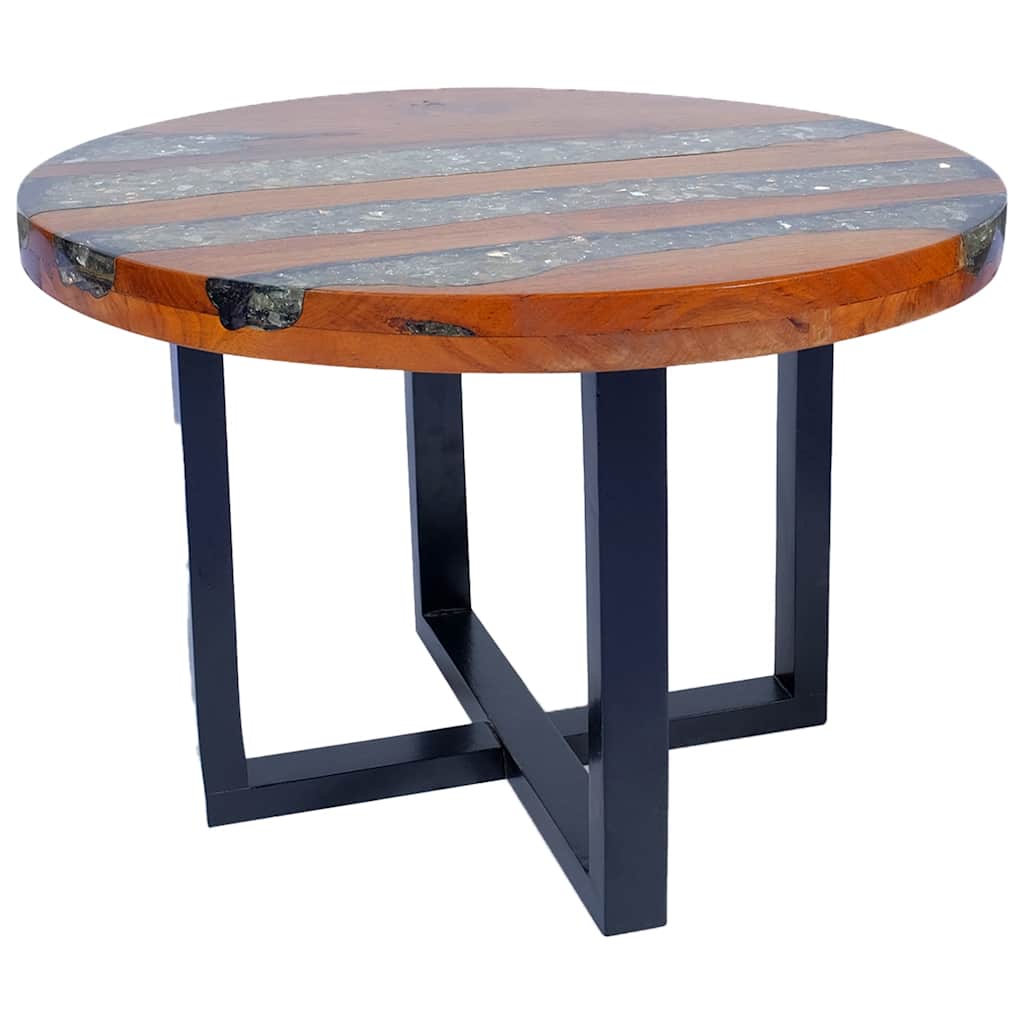 Mesa de centro em resina de teca 60 cm