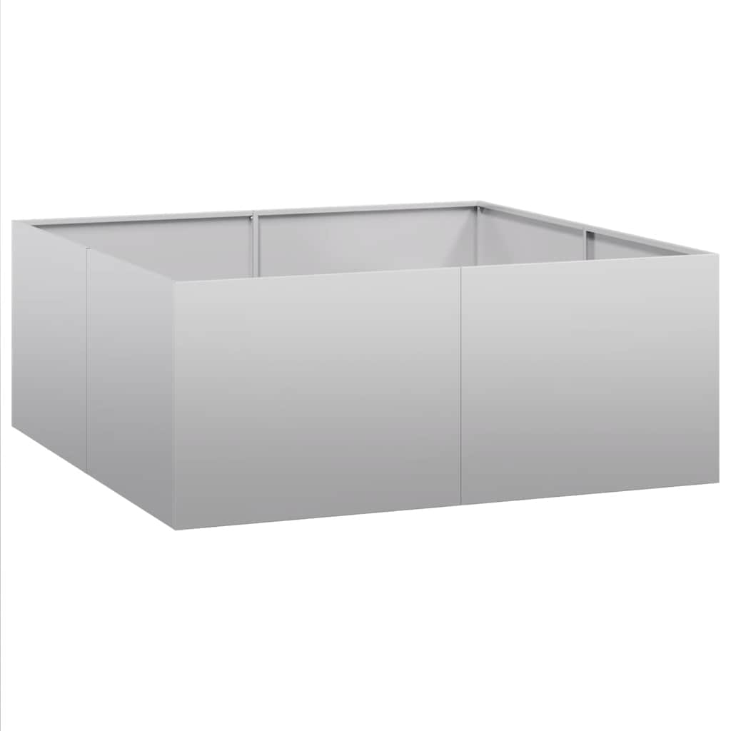 Planter 100x100x40 cm aço galvanizado