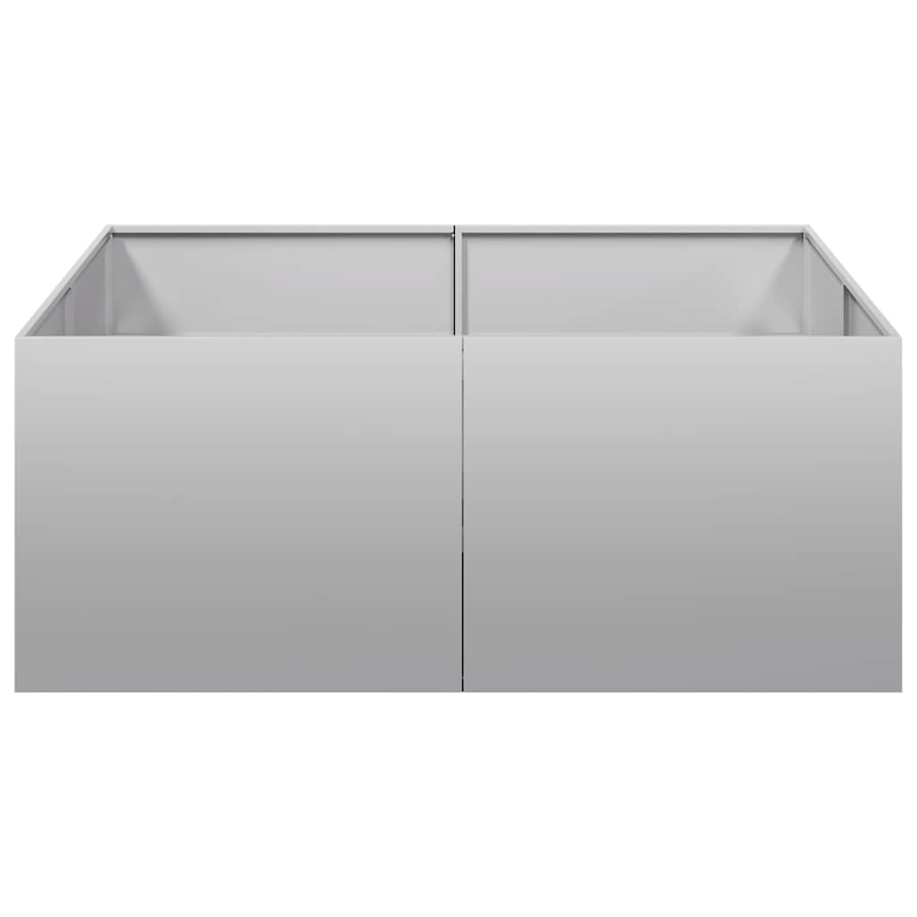 Planter 100x100x40 cm aço galvanizado
