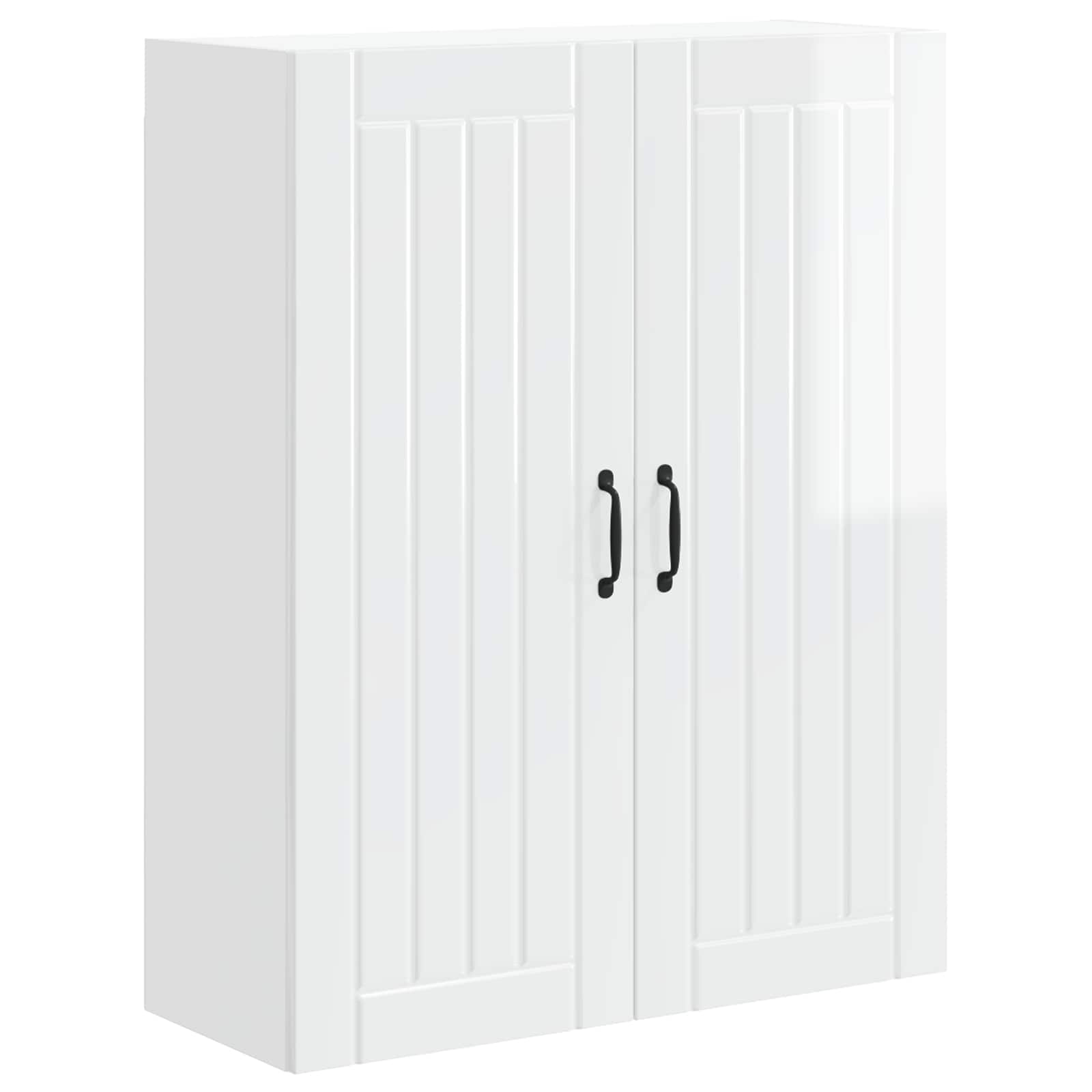 Armário de parede lucca branco brilhante 80 x 31 x 100 cm