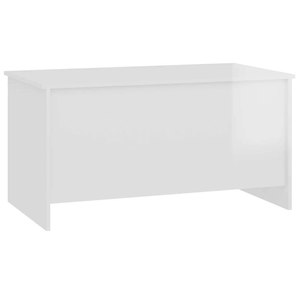 Vidaxlmesa decentro102x55,5x52,5cm madeira processada branco brilhante