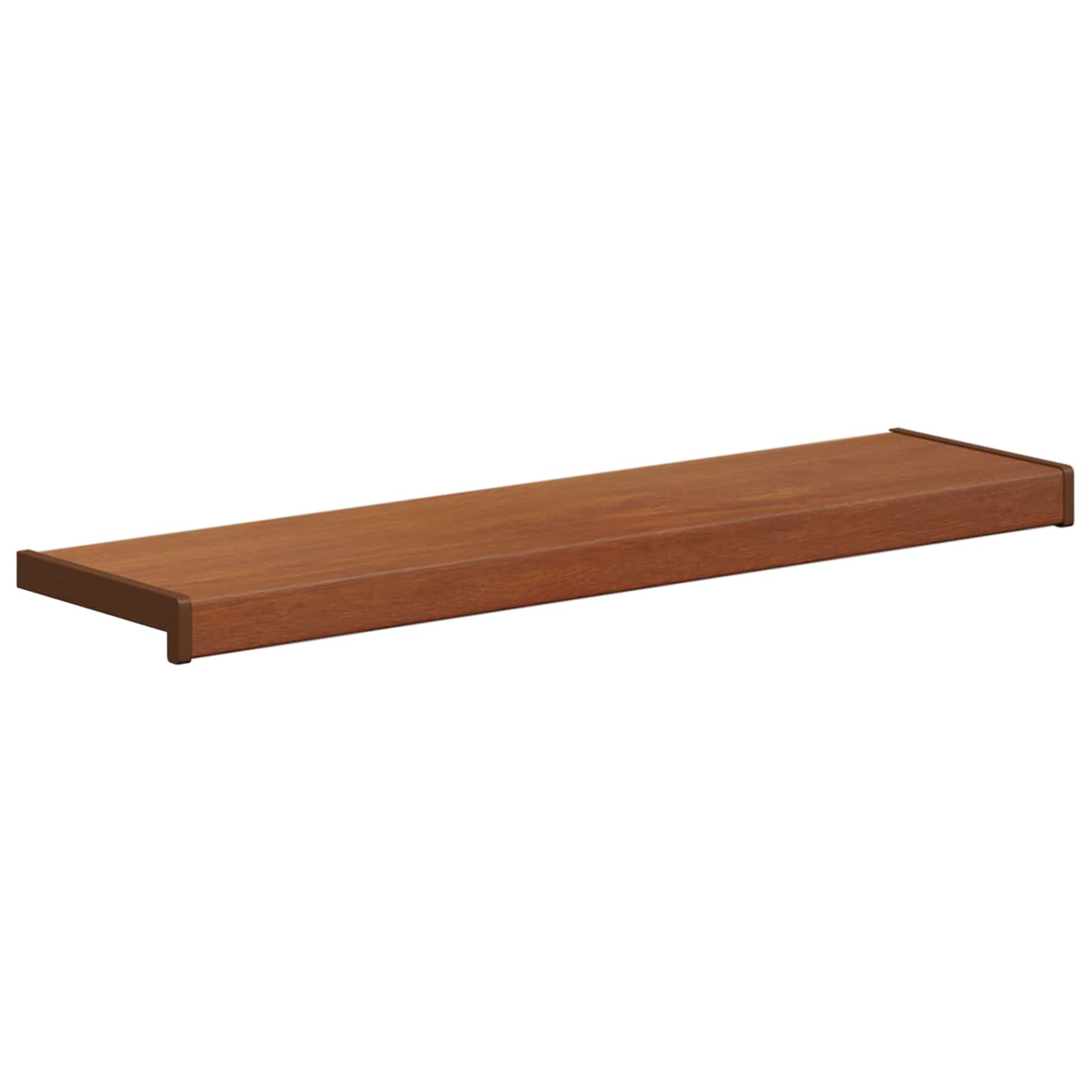 Soleira de janela madeira marrom 80 x 25 x 4,5 cm PVC