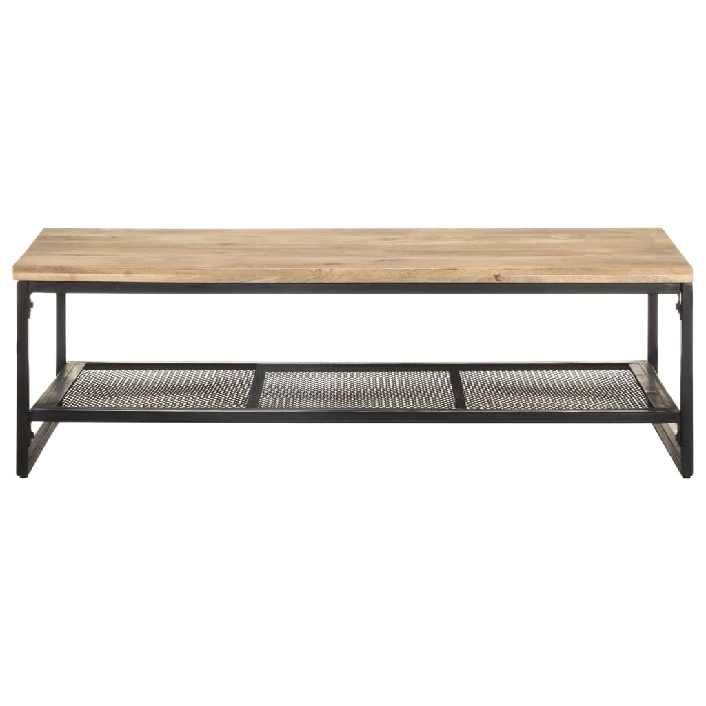 Mesa de centro 110x60x35 cm madeira de mangueira maciça