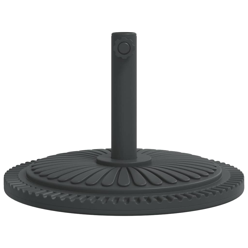 Base de guarda-sol para postes de ø38/48 mm 12 kg redondo