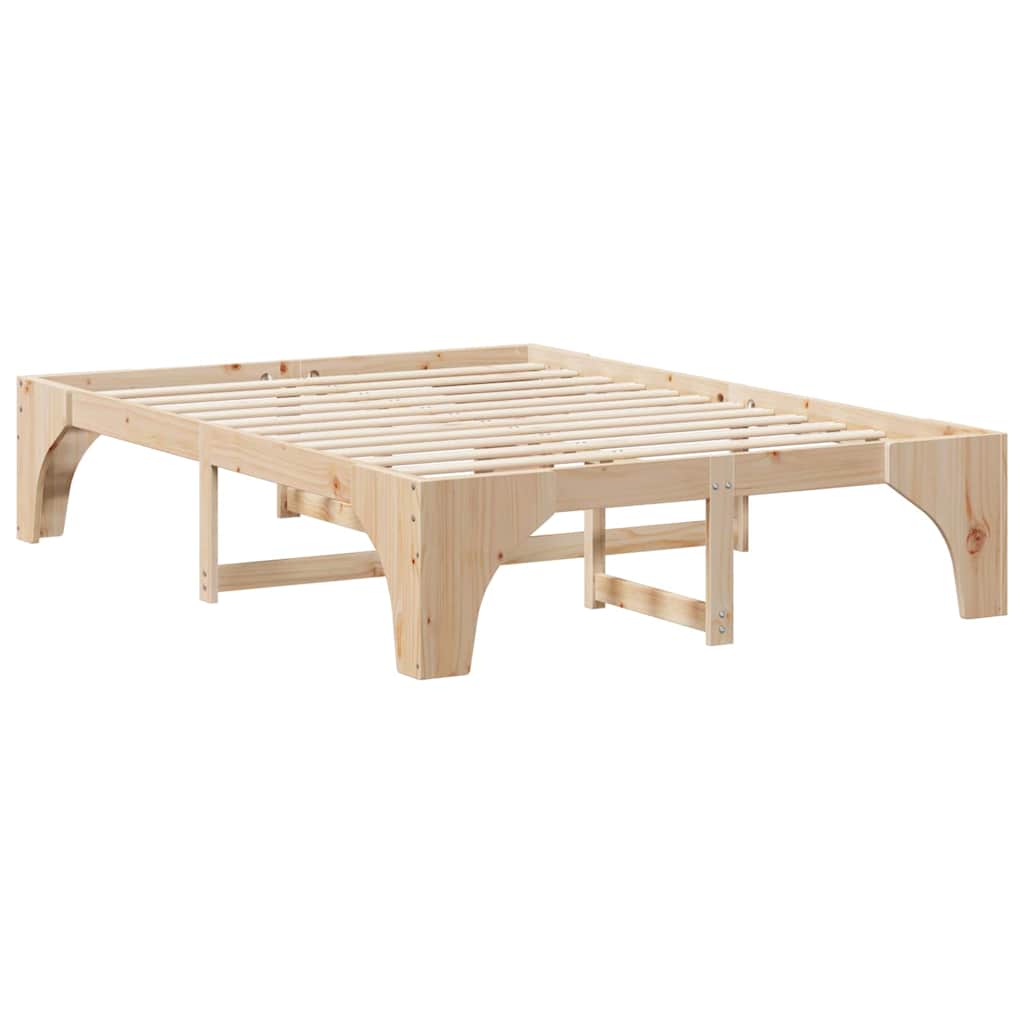 Estrutura da cama castanho 150 x 200 cm