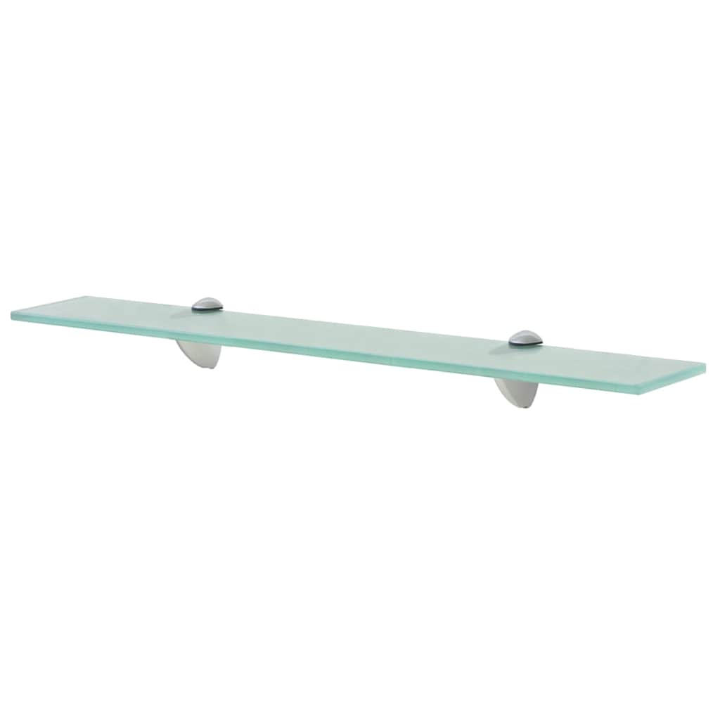 Prateleiras flutuantes 2 pcs vidro 60x10 cm 8 mm