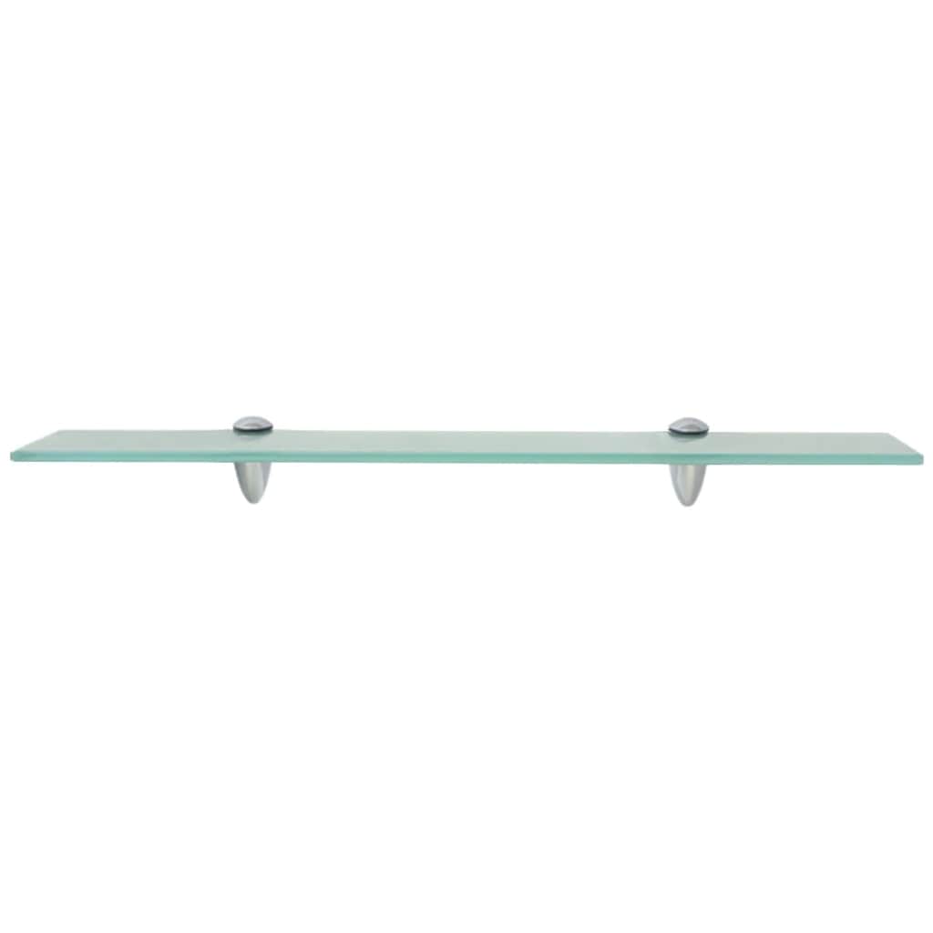 Prateleiras flutuantes 2 pcs vidro 60x10 cm 8 mm