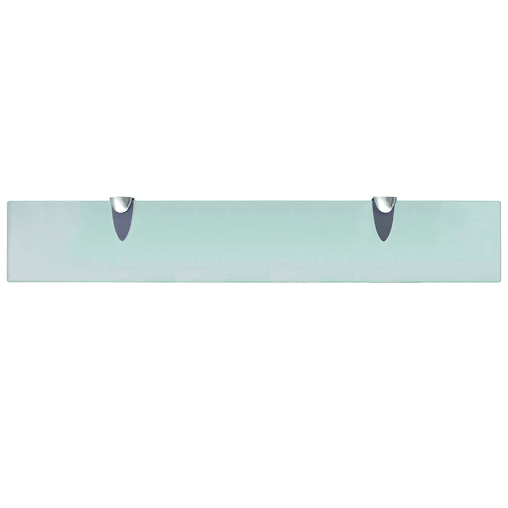 Prateleiras flutuantes 2 pcs vidro 60x10 cm 8 mm