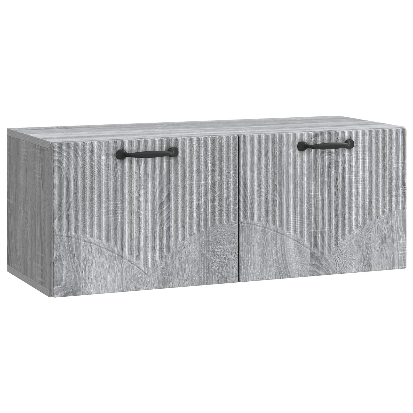 Gabinete de TV de parede sonoma cinzento 78,5 x 31 x 30 cm