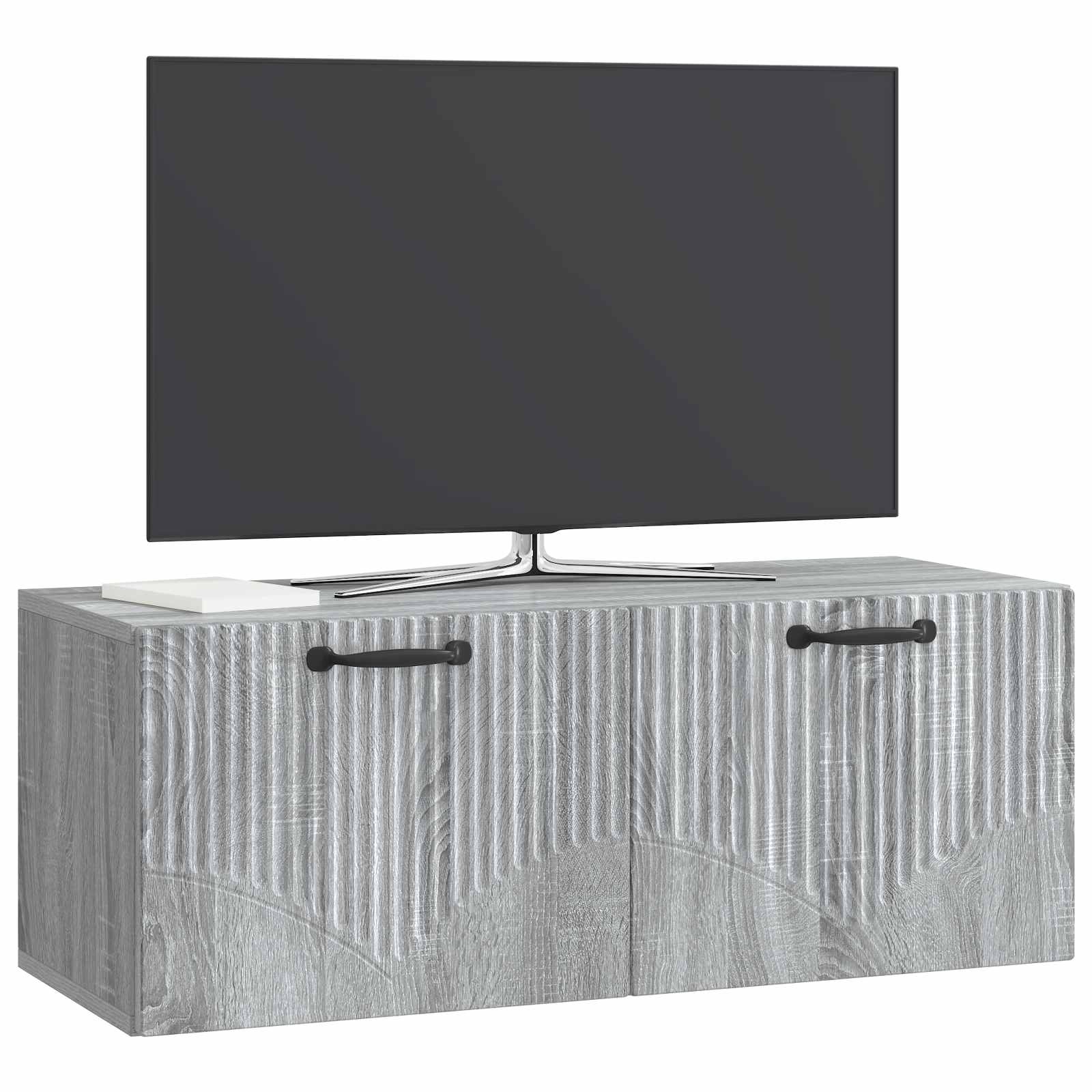 Gabinete de TV de parede sonoma cinzento 78,5 x 31 x 30 cm