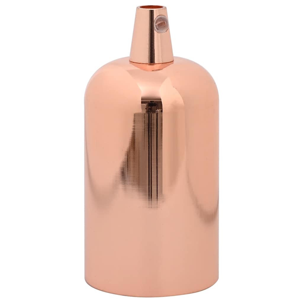 Casquilhos de lâmpadas 2 pcs rosa dourado e27