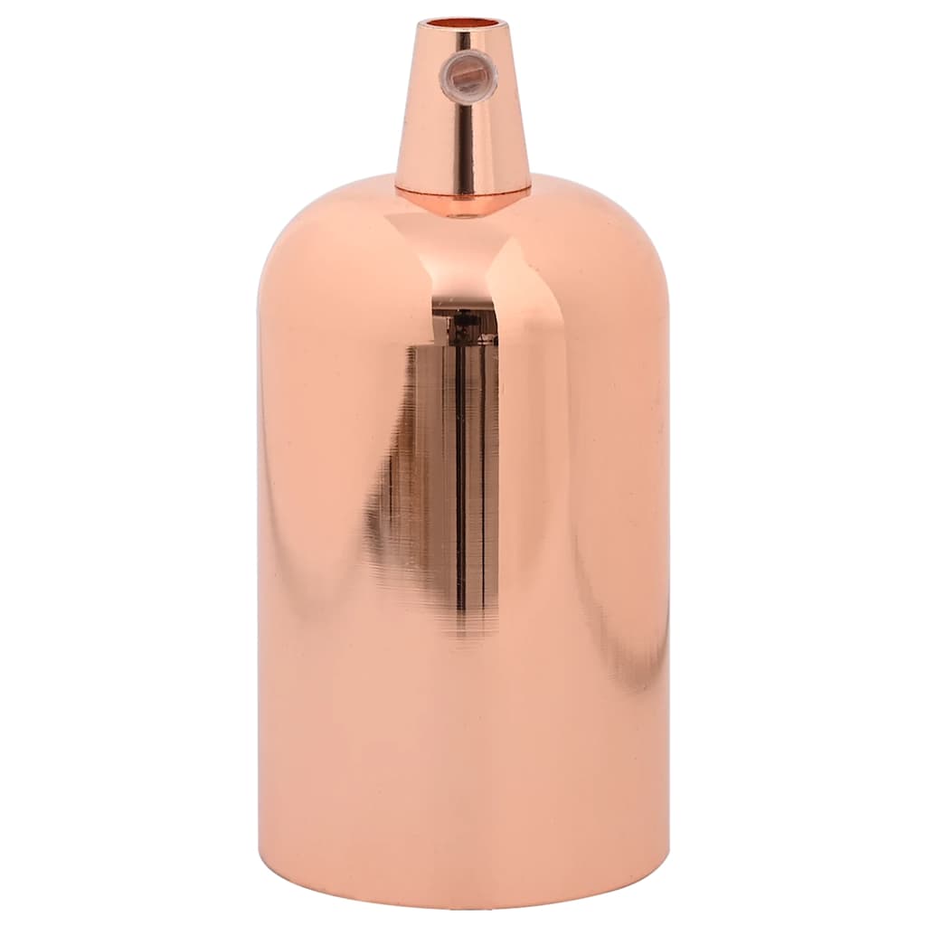 Casquilhos de lâmpadas 2 pcs rosa dourado e27