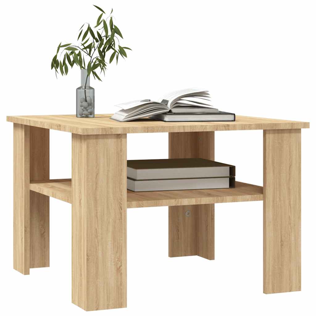 Mesa de centro derivados de madeira carvalho sonoma