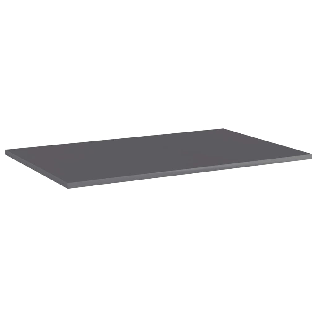 Prateleiras para estante 4 pcs 80x50x1,5cm contraplacado cinza