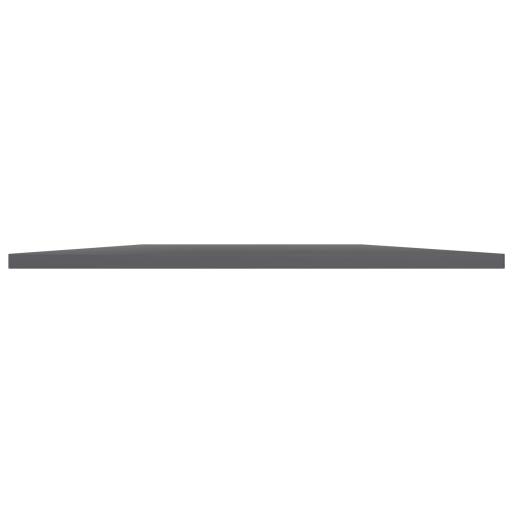 Prateleiras para estante 4 pcs 80x50x1,5cm contraplacado cinza