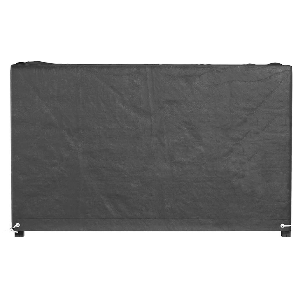 Capas p/ mobília de jardim 2 pcs 8 ilhós 170x94x70cm retangular