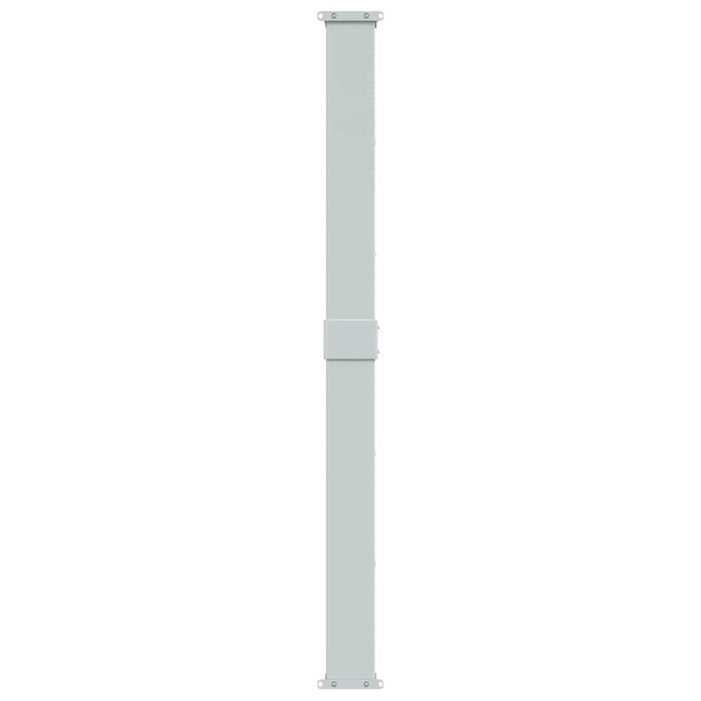 Toldo lateral retrátil para pátio 170x300 cm creme