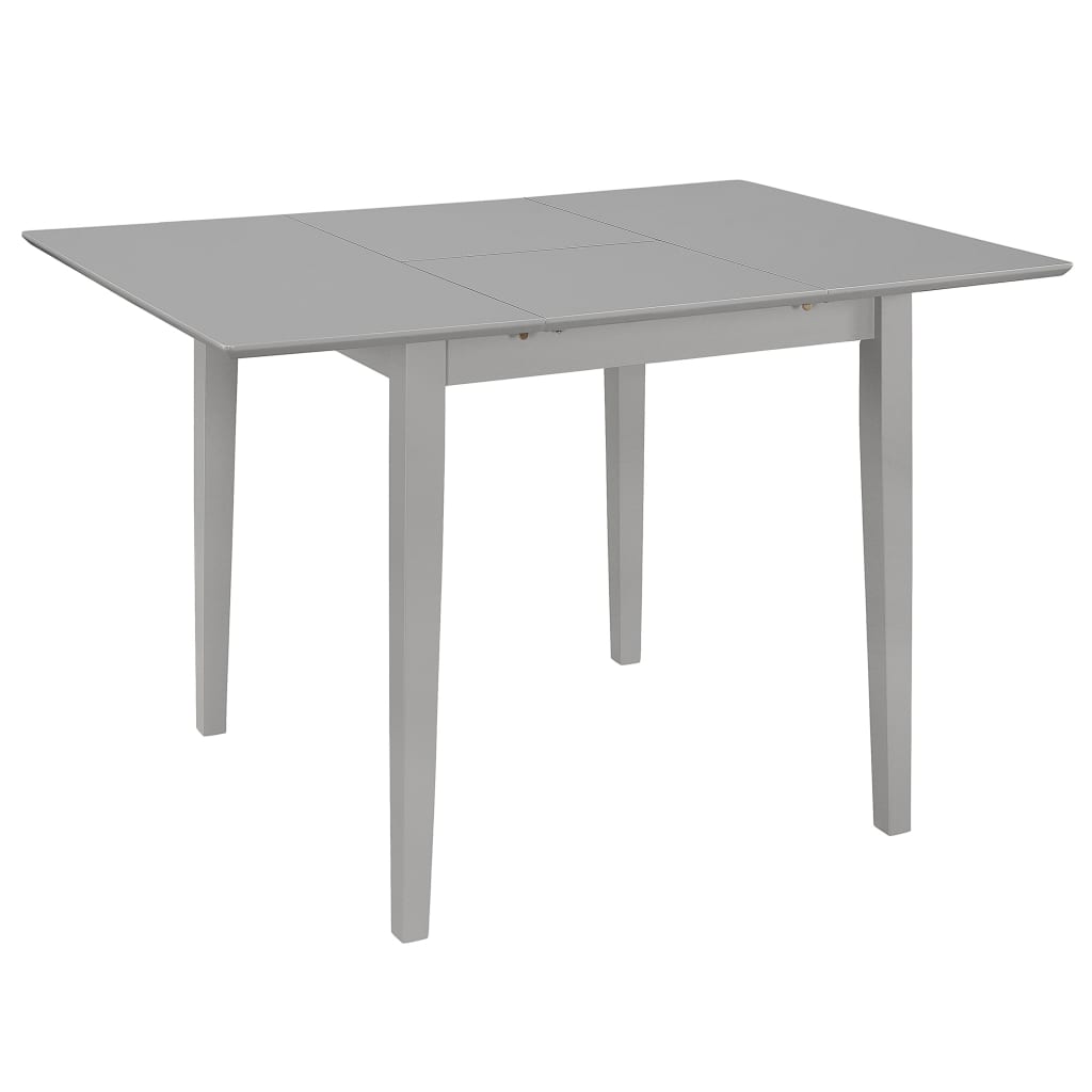 3 Pcs conjunto de jantar MDF cinzento