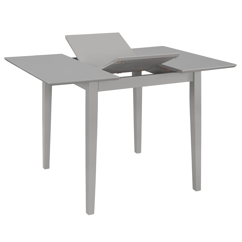 3 Pcs conjunto de jantar MDF cinzento