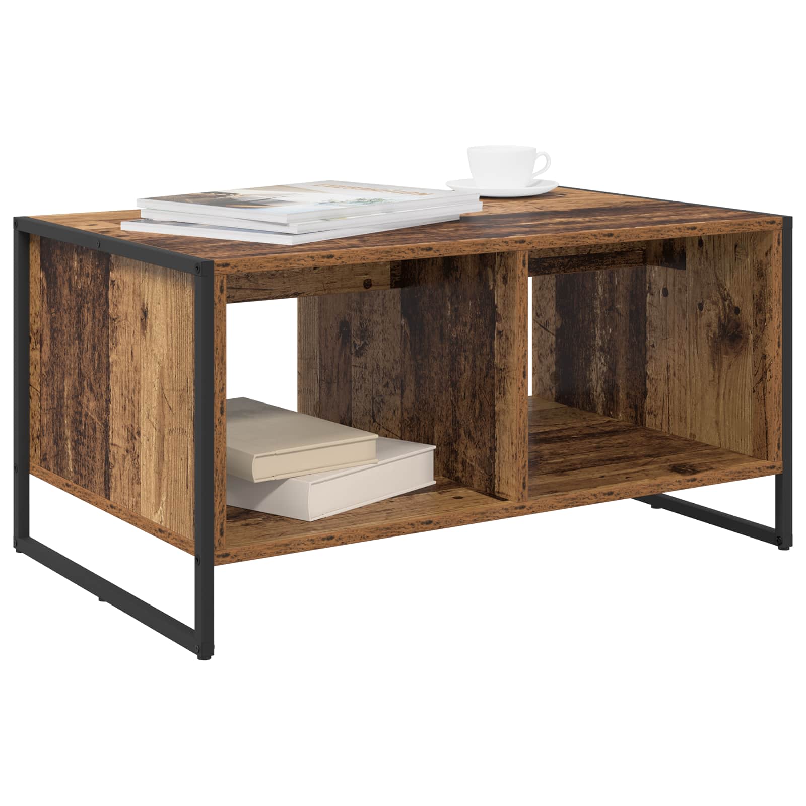 Mesa de centro madeira antiga 80 x 50 x 40 cm