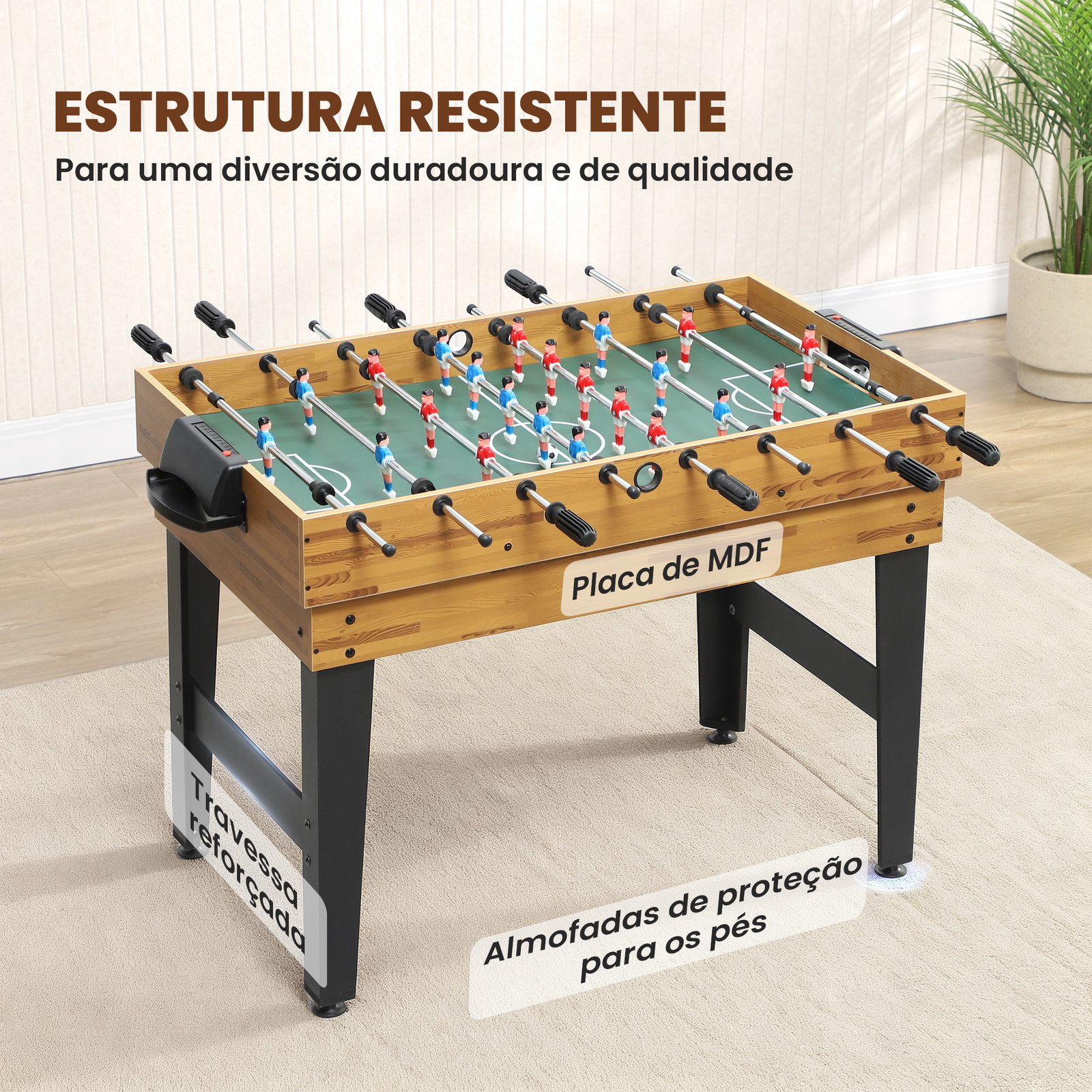 Mesa multijogos 13 em 1 mesa de jogo com matraquilho bilhar ping-pong hóquei xadrez damas backgammon e acessórios 121x109x80 cm madeira e preto