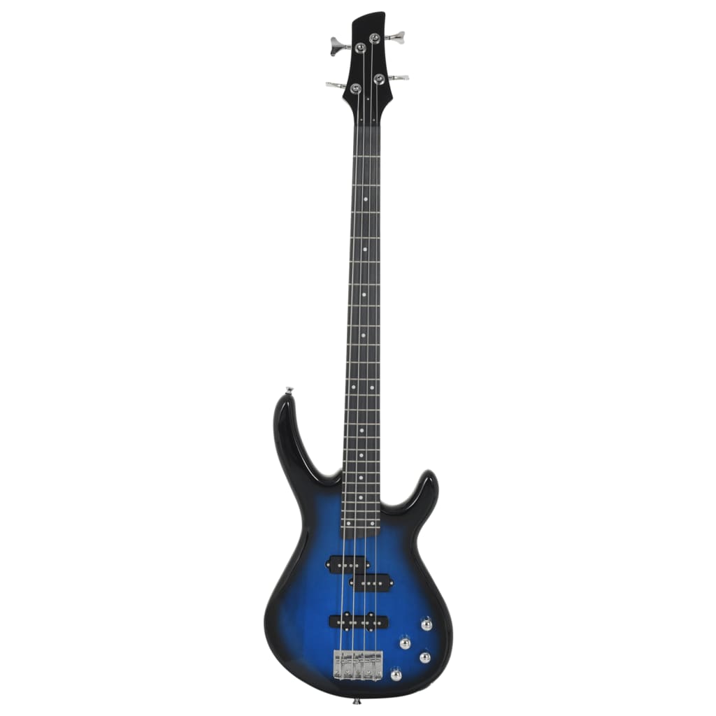 Baixo elétrico para iniciantes com saco 4/4 46" azul e preto