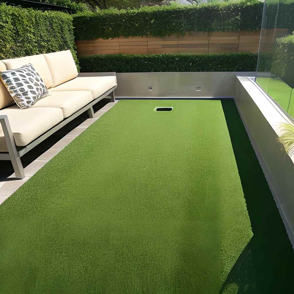 Relva artificial 7/9 mm 1x5 m verde