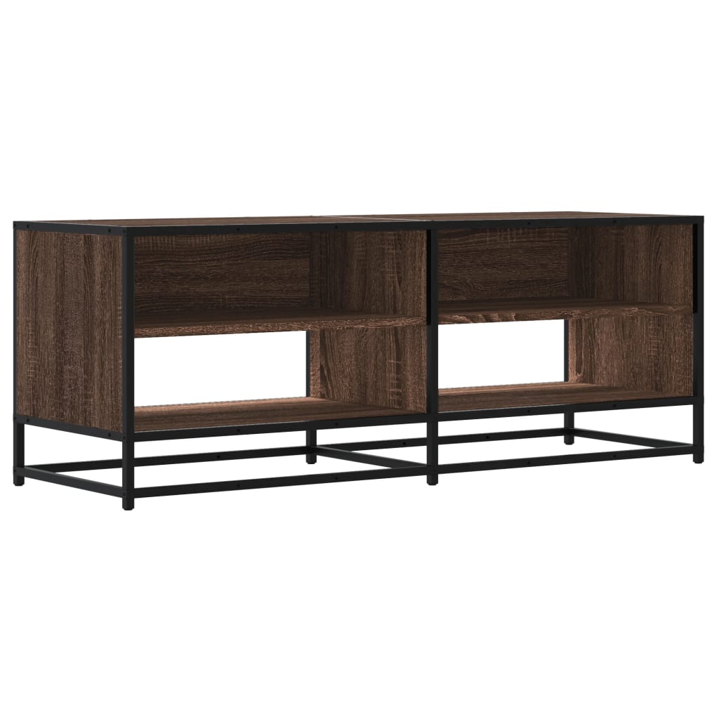 Móvel TV 120,5x40x46 cm deriv. madeira/metal carvalho castanho