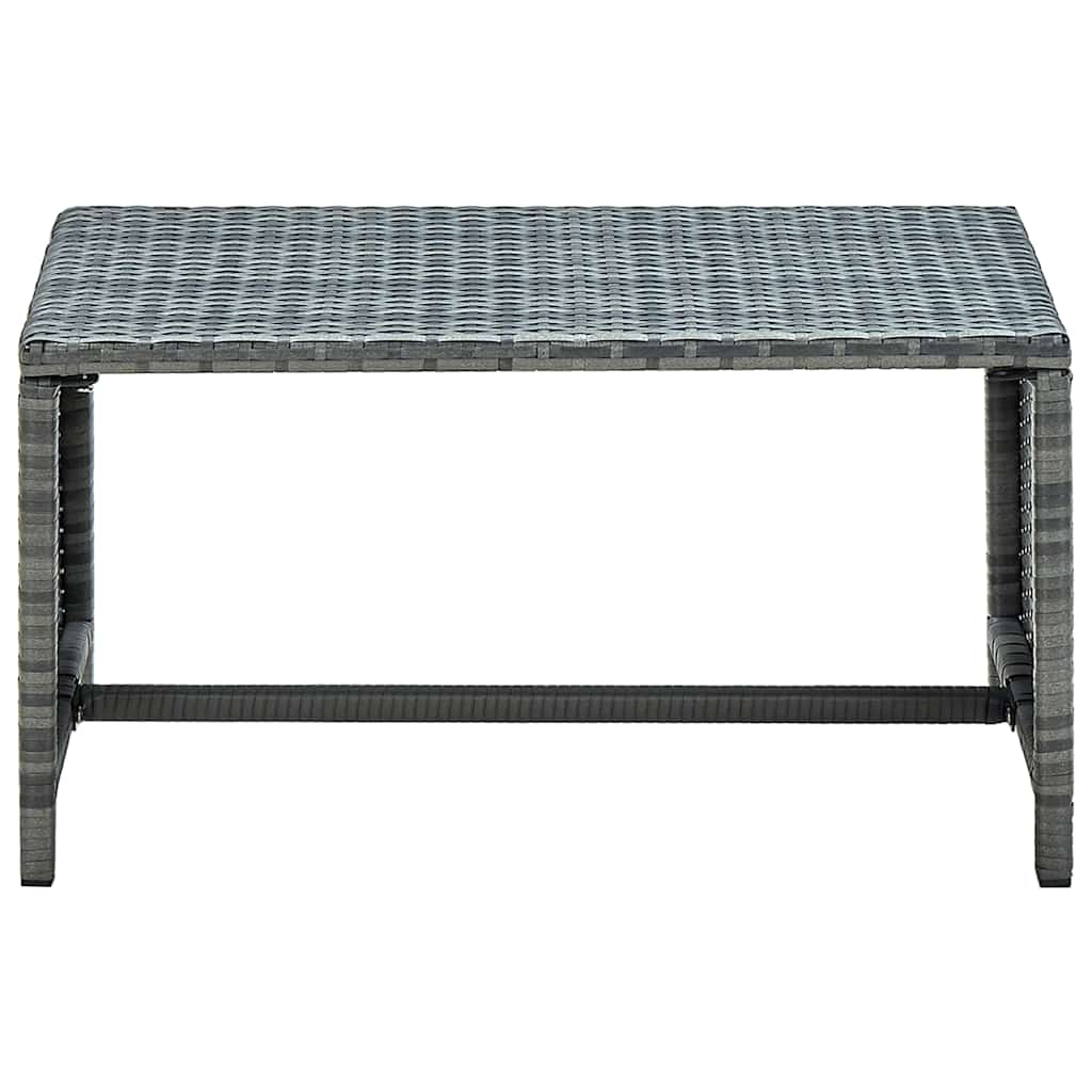 Mesa de centro 70x40x38 cm vime PE antracite