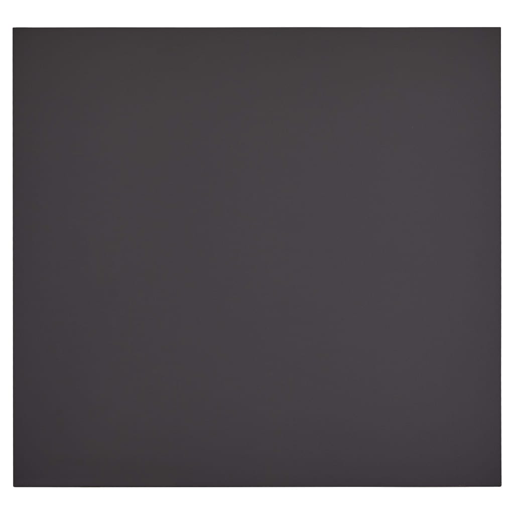 Mesa de jantar 80,5x80,5x73 cm MDF cor cinzento e carvalho