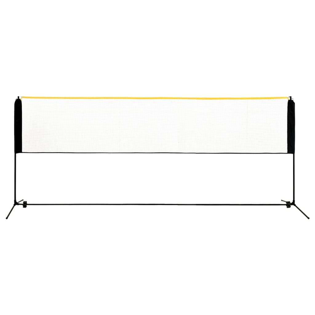 Rede de badmínton ajustável 400x103x94-158 cm metal