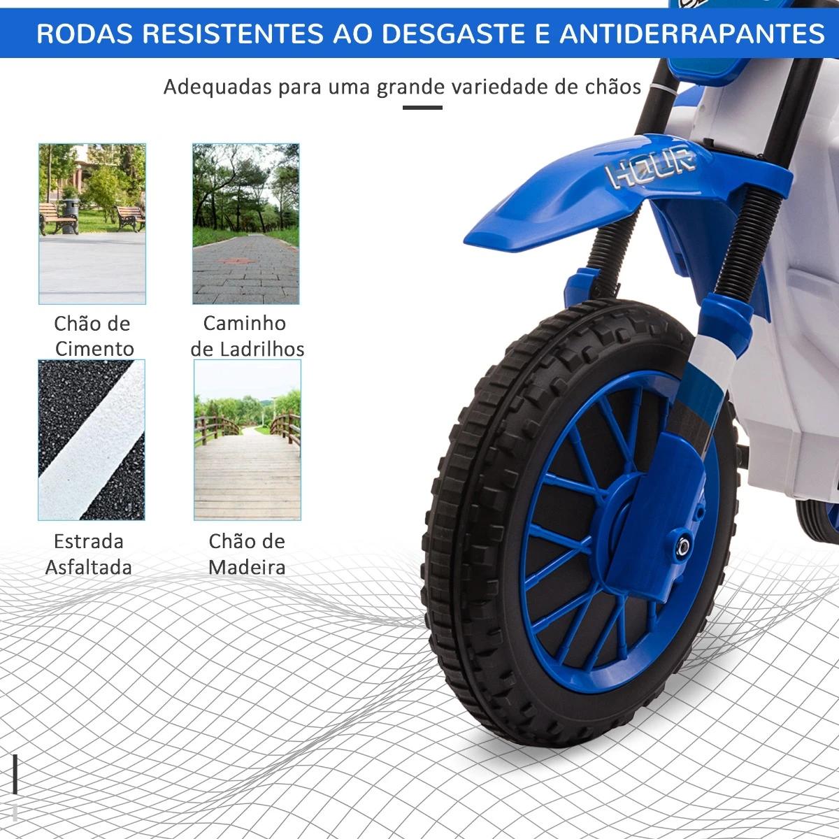 Mota Elétrica para Crianças acima de 3 Anos 12V Mota de Brinquedo Infantil com 2 Rodas de Equilíbrio Velocidade Máx. 8km/h Arran