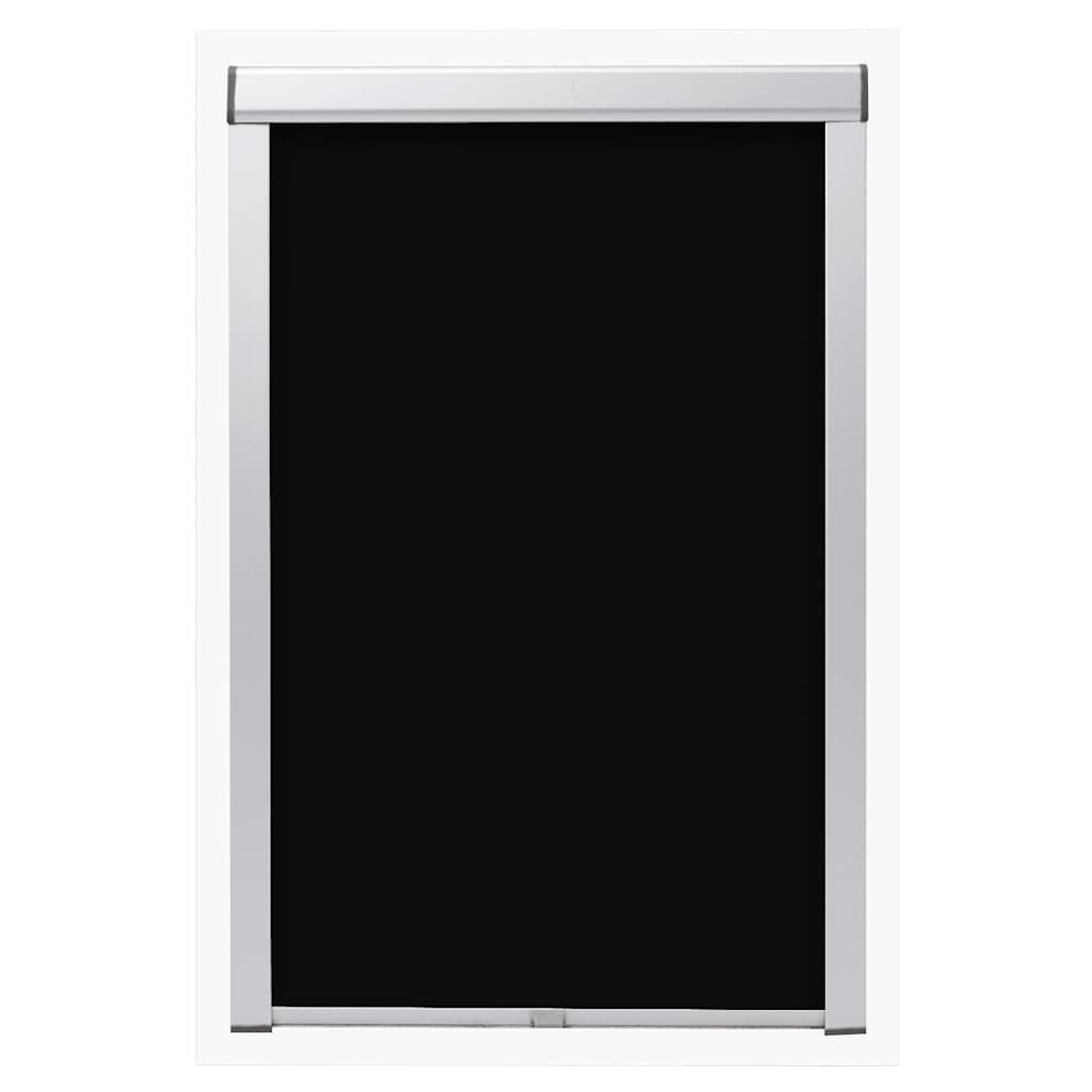 Persiana de enrolar opaca preto mk04