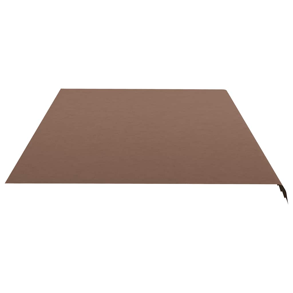 Tecido de substituição para toldo castanho 600x350 cm poliéster