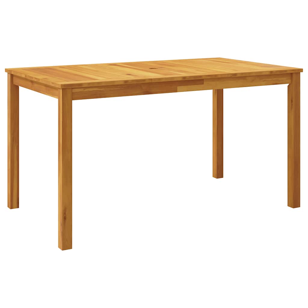 Conjunto de jantar p/ jardim 5 pcs 140x80x74 cm madeira de acácia maciça