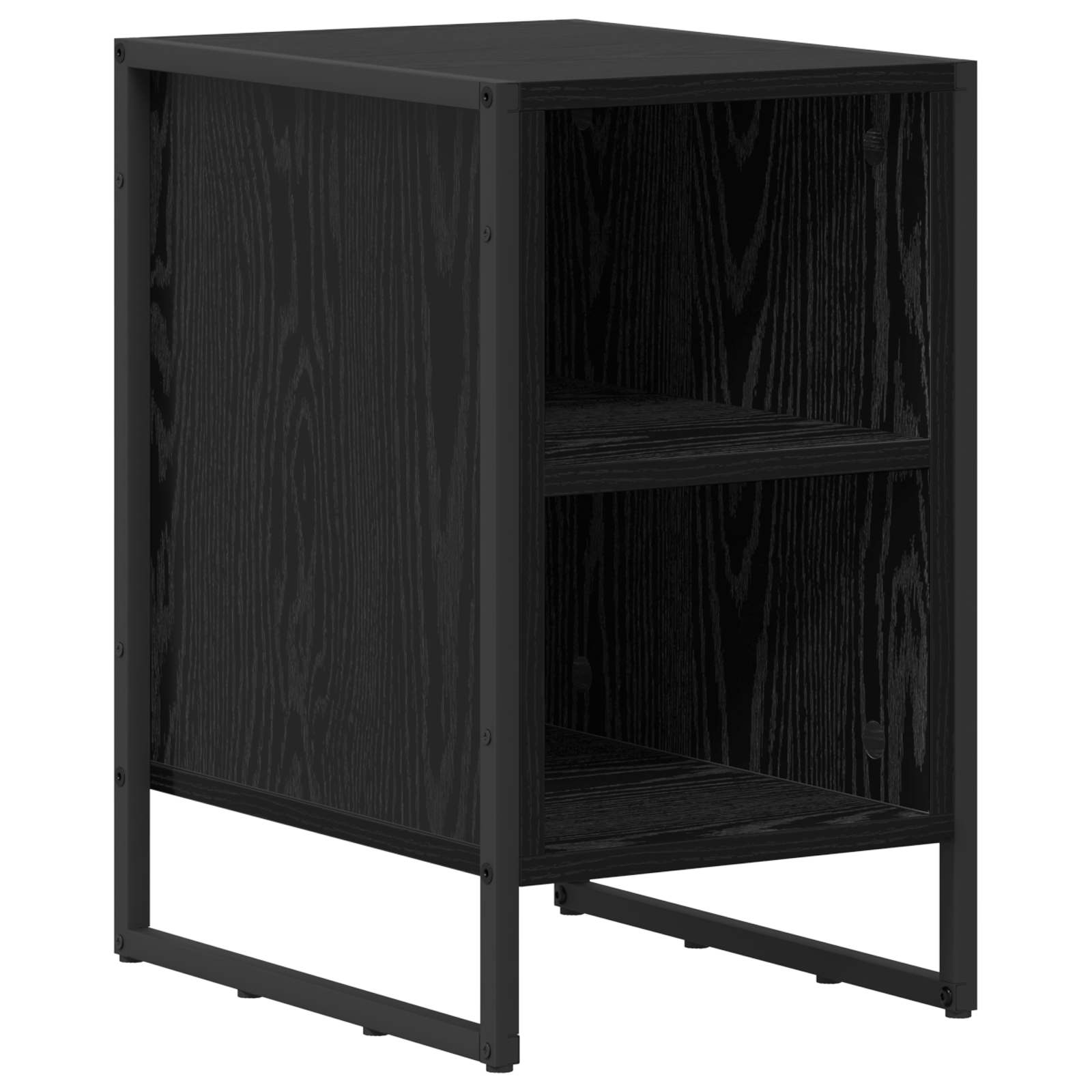 Mesa-de-cabeceira carvalho preto 39.5 x 30 x 50 cm