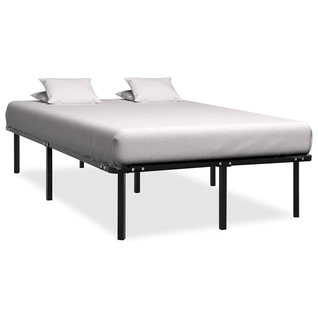Estrutura de cama 180x200 cm metal preto