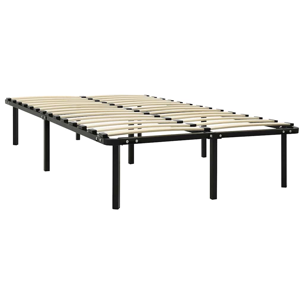Estrutura de cama 180x200 cm metal preto