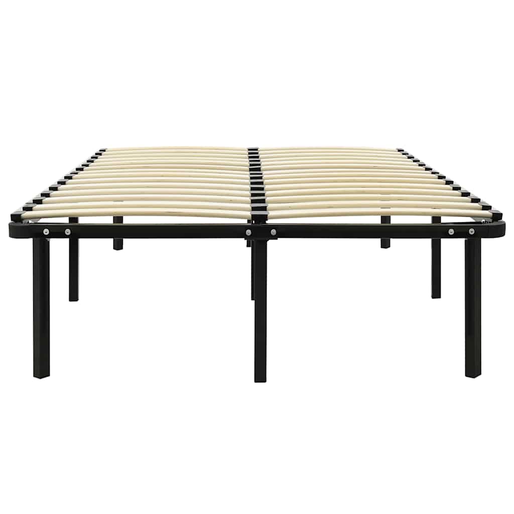 Estrutura de cama 180x200 cm metal preto