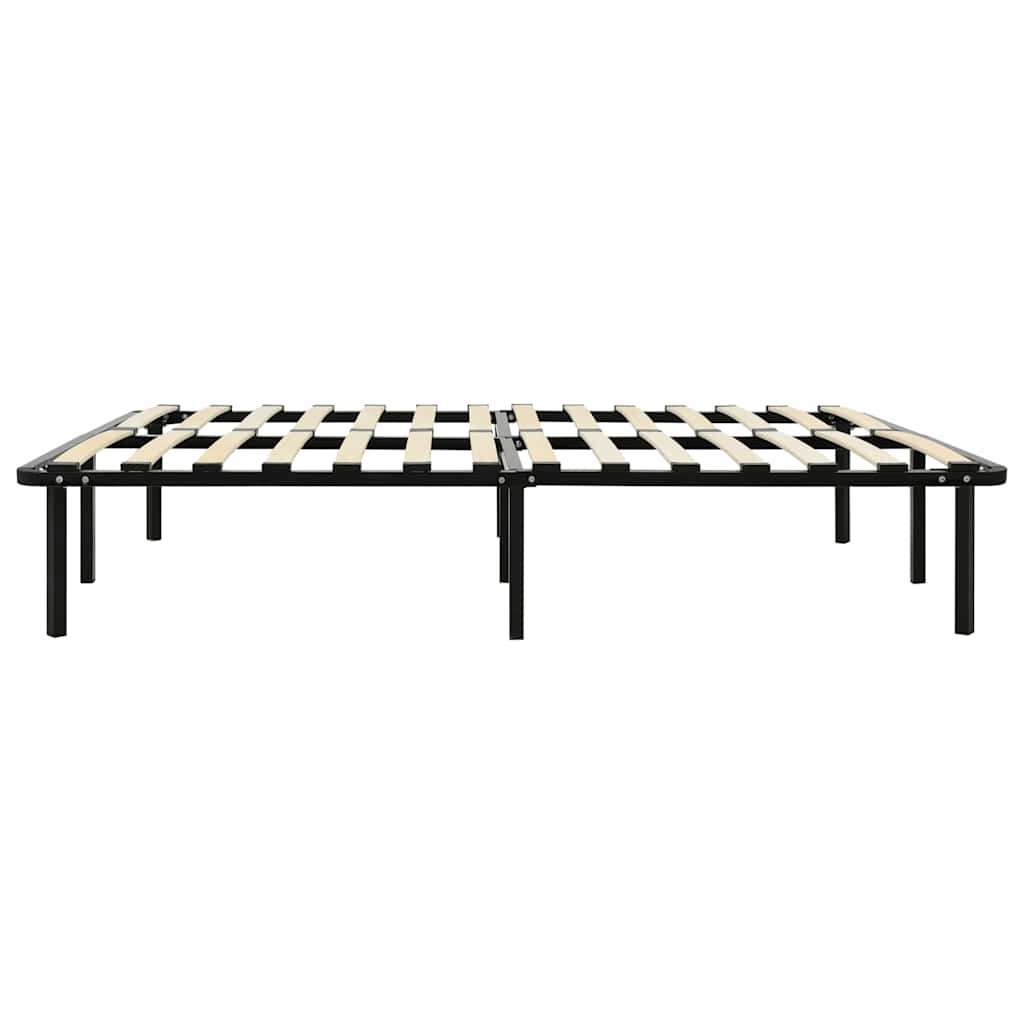 Estrutura de cama 180x200 cm metal preto