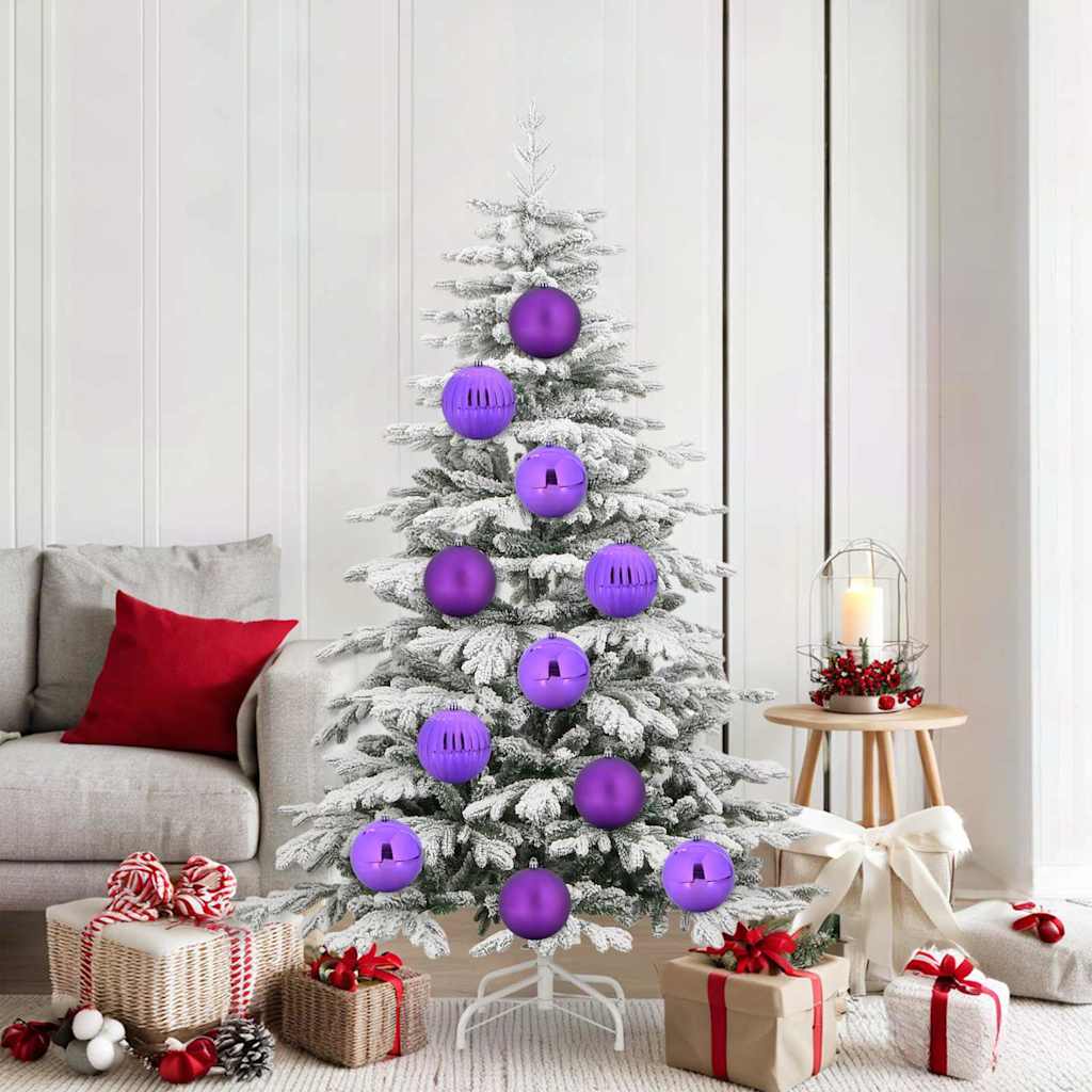 Conjunto de bolas de natal xl 9 unid. lilás ø 15 cm plástico
