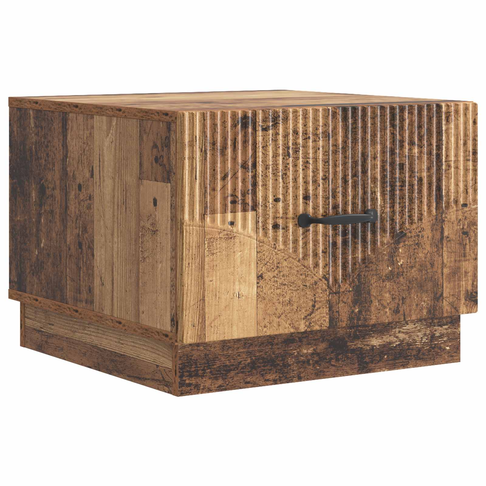 Mesa de centro com gaveta madeira antiga 49 x 50 x 37 cm
