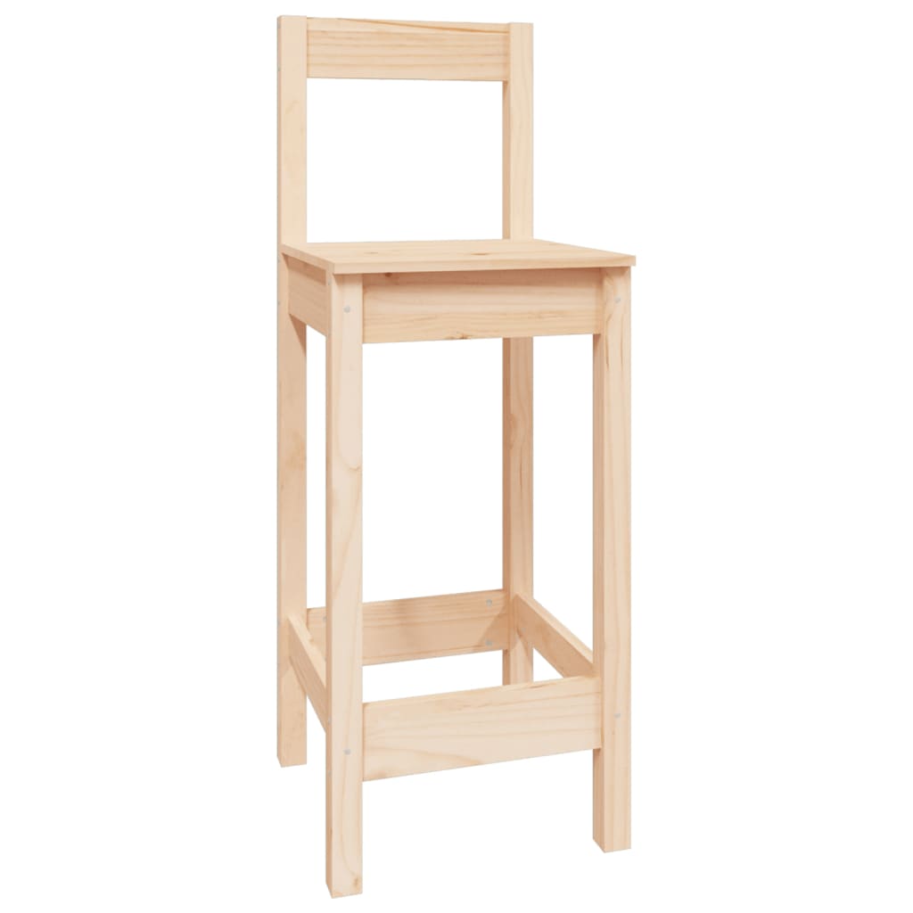 5 Pcs conjunto de bar pinho maciço