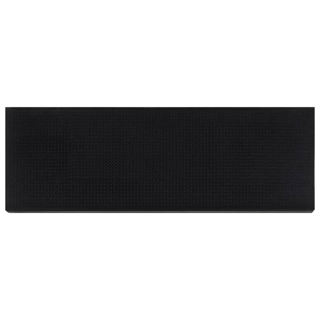Tapetes de escada 5 pcs 25x75 cm borracha