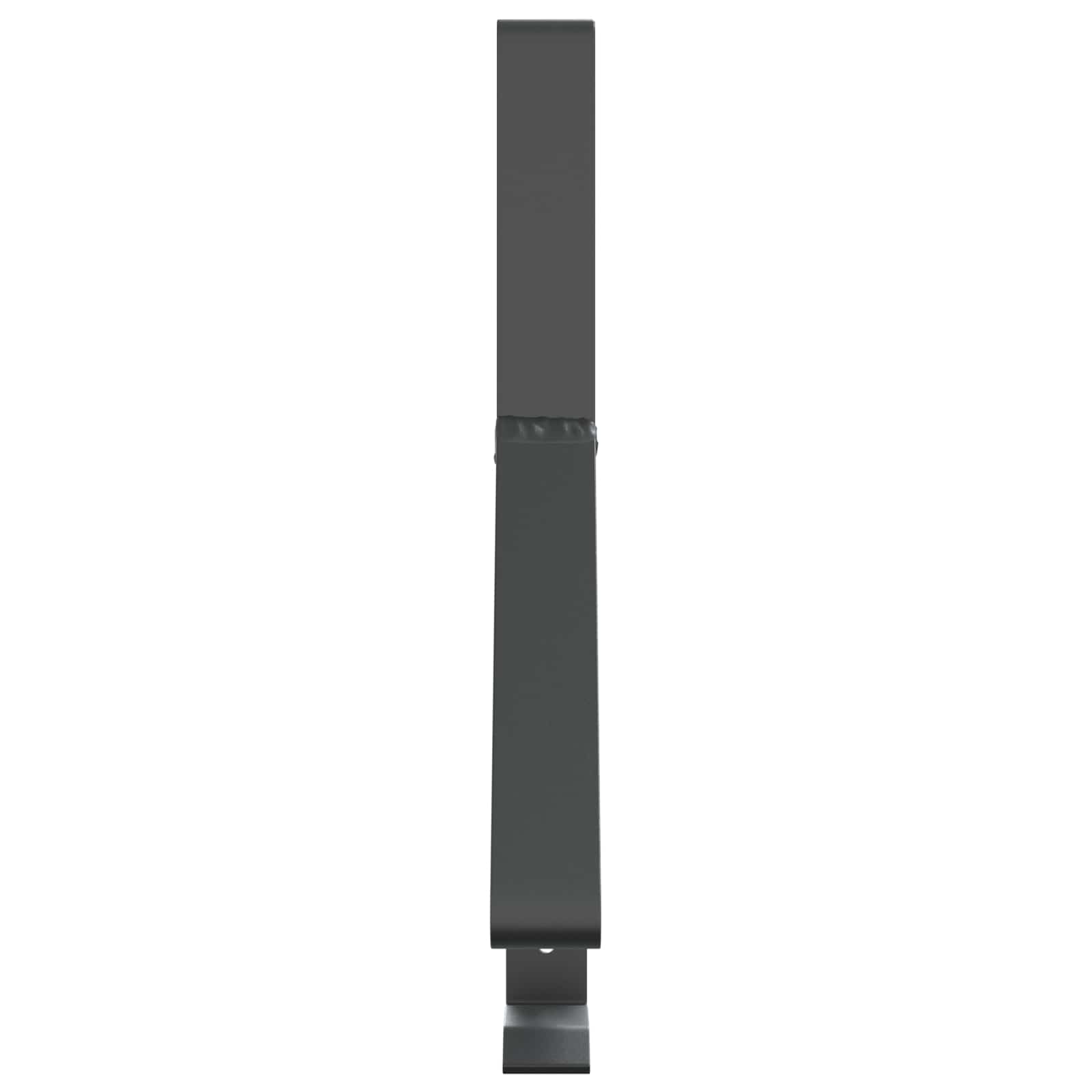 Suporte para proteção de neve antracite 29,5 x 3 x 34,5 cm aço