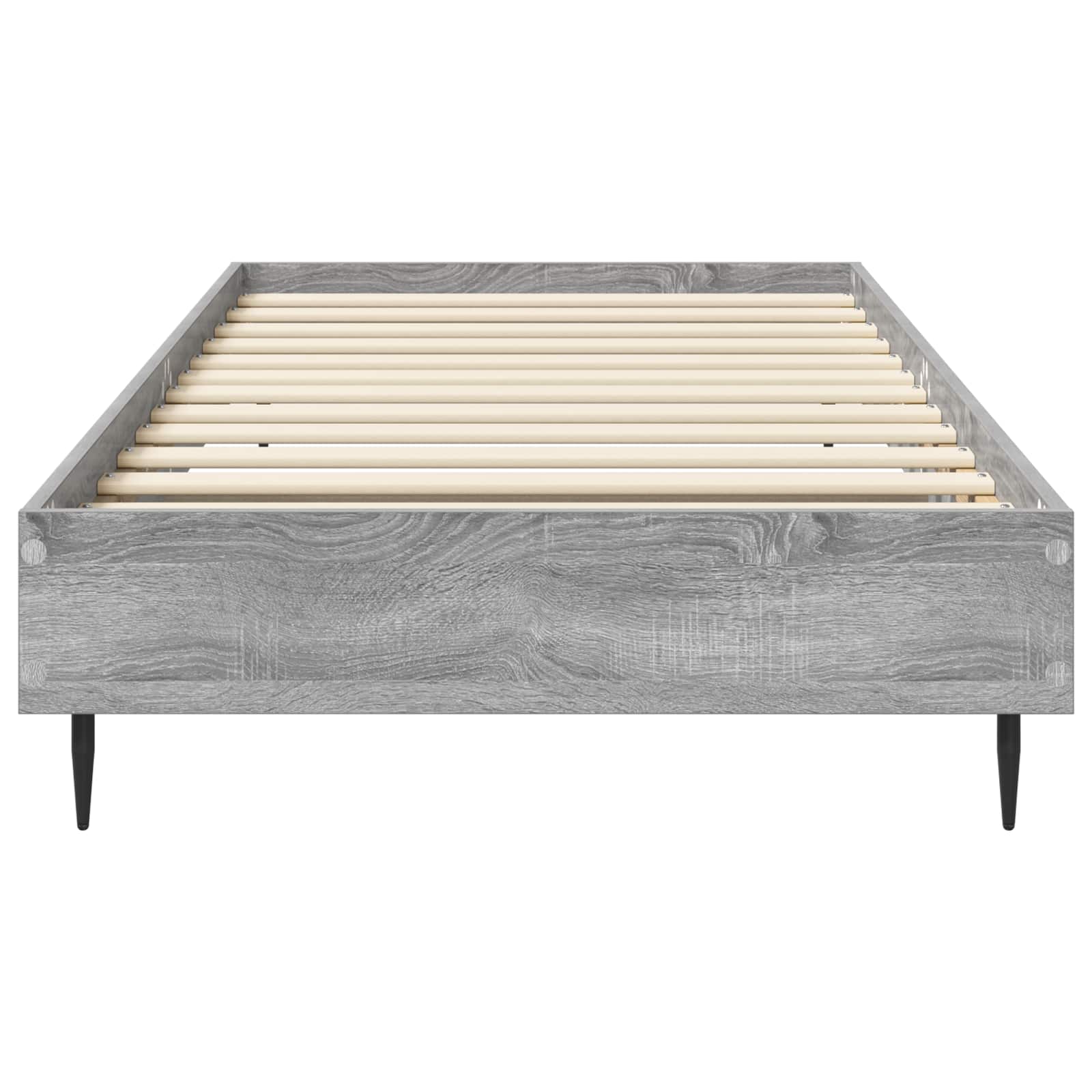 Estrutura da cama sonoma cinzento 80 x 200 cm