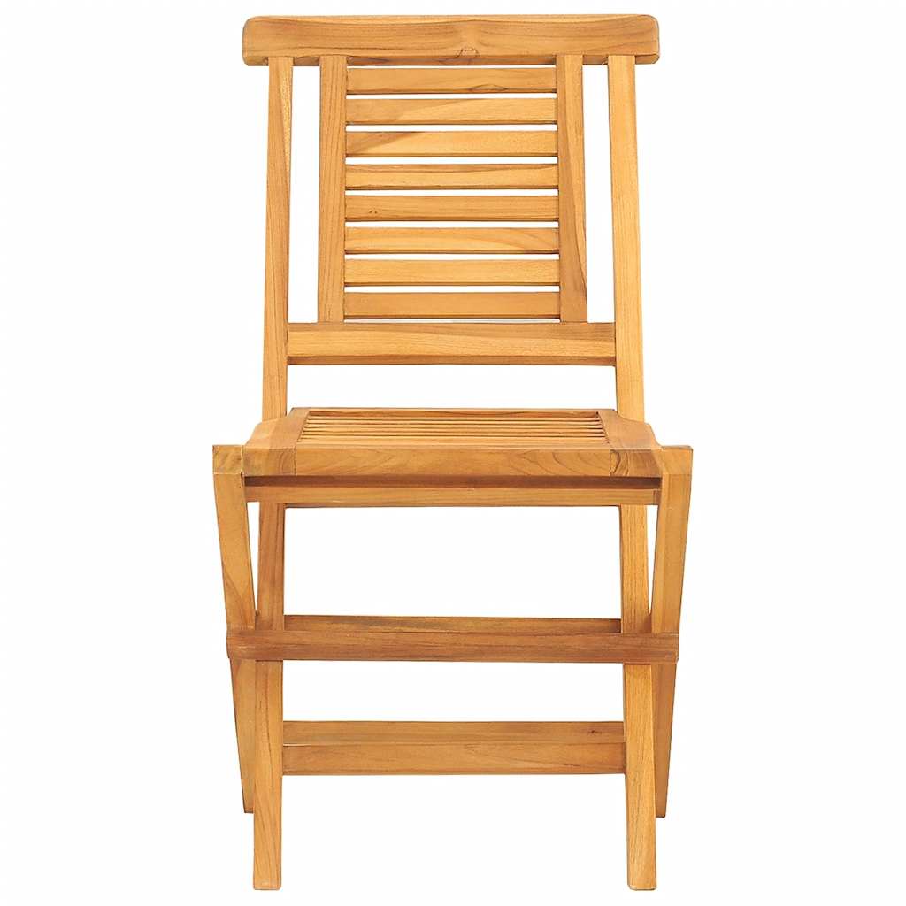 Cadeiras de jardim dobráveis 4 pcs 47x63x90 cm teca maciça