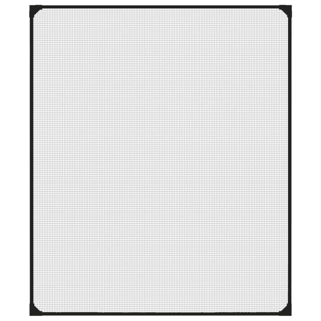Tela anti-insetos magnética para janelas 100x120 cm antracite