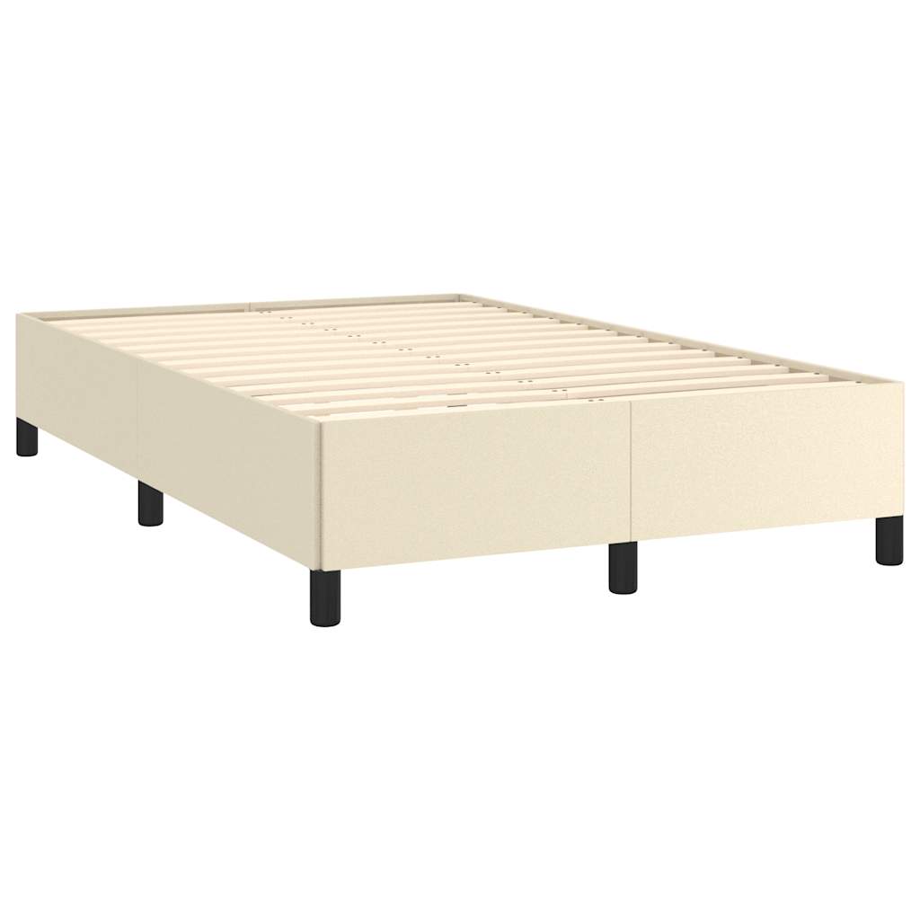 Moldura de cama sem creme de colchão 120x190 cm couro do falso
